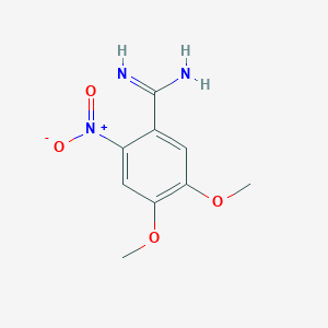 4,5-Dimethoxy-2-nitrobenzenecarboximidamide