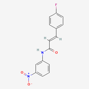 (2E)-3-(4-fluorophenyl)-N-(3-nitrophenyl)prop-2-enamide