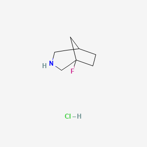 1-Fluoro-3-azabicyclo[3.2.1]octane;hydrochloride