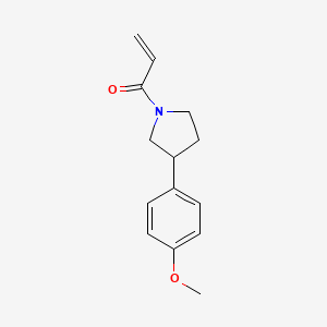 1-[3-(4-Methoxyphenyl)pyrrolidin-1-yl]prop-2-en-1-one