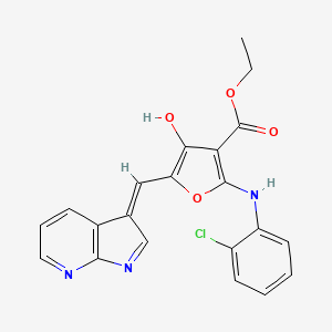molecular formula C21H16ClN3O4 B2601170 Cdc7-IN-1 
