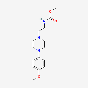 molecular formula C15H23N3O3 B2601184 Methyl (2-(4-(4-methoxyphenyl)piperazin-1-yl)ethyl)carbamate CAS No. 1210951-17-9