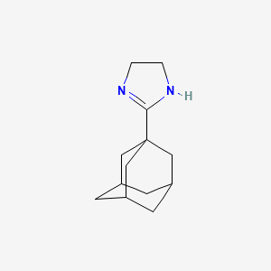 molecular formula C13H20N2 B2601247 2-(1-adamantyl)-4,5-dihydro-1H-imidazole CAS No. 52725-79-8