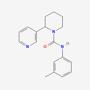 B2601524 2-(pyridin-3-yl)-N-(m-tolyl)piperidine-1-carboxamide CAS No. 398996-02-6