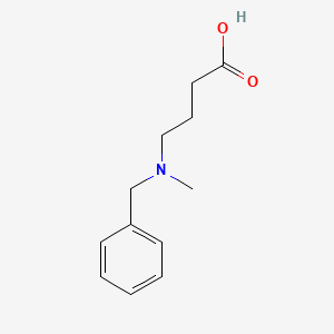 molecular formula C12H17NO2 B2601688 4-[Benzyl(methyl)amino]butanoic acid CAS No. 188132-01-6; 91563-92-7