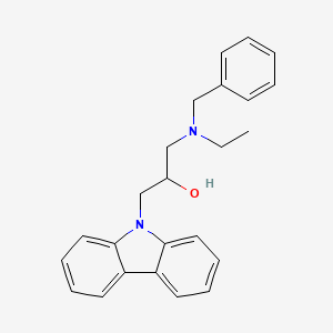 molecular formula C24H26N2O B2601714 1-[benzyl(ethyl)amino]-3-(9H-carbazol-9-yl)propan-2-ol CAS No. 2305453-24-9
