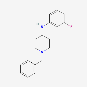 B2601749 1-benzyl-N-(3-fluorophenyl)piperidin-4-amine CAS No. 131587-28-5