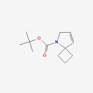 molecular formula C12H19NO2 B2601751 Tert-butyl 5-azaspiro[3.4]oct-7-ene-5-carboxylate CAS No. 1955548-11-4