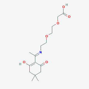 molecular formula C16H25NO6 B2601917 Dde-o2oc-oh CAS No. 1263045-93-7