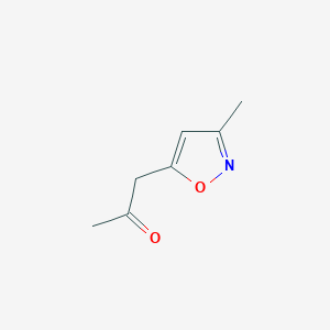 molecular formula C7H9NO2 B026020 1-(3-Methyl-1,2-oxazol-5-yl)propan-2-one CAS No. 19986-25-5