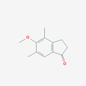 molecular formula C12H14O2 B026021 4,6-Dimethyl-5-methoxy-1-indanone CAS No. 109025-37-8
