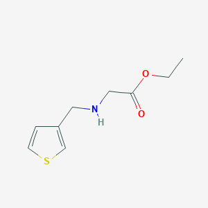 Ethyl 2-((thiophen-3-ylmethyl)amino)acetate