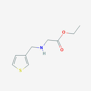 Ethyl 2-[(thiophen-3-ylmethyl)amino]acetate