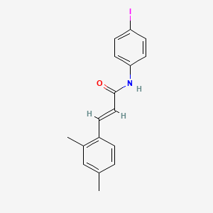 3-(2,4-dimethylphenyl)-N-(4-iodophenyl)acrylamide