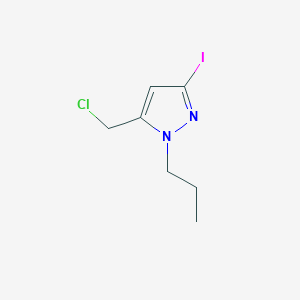 5-(Chloromethyl)-3-iodo-1-propylpyrazole
