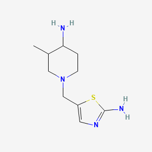 1-[(2-amino-1,3-thiazol-5-yl)methyl]-3-methylpiperidin-4-amine, Mixture of diastereomers