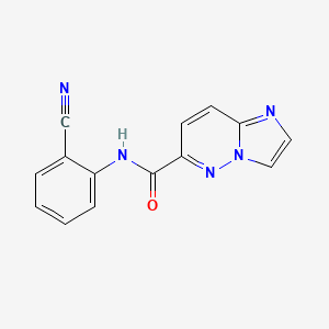 N-(2-cyanophenyl)imidazo[1,2-b]pyridazine-6-carboxamide