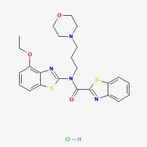 N-(4-ethoxybenzo[d]thiazol-2-yl)-N-(3-morpholinopropyl)benzo[d]thiazole-2-carboxamide hydrochloride