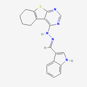 molecular formula C19H17N5S B2602165 B32B3 CAS No. 294193-86-5