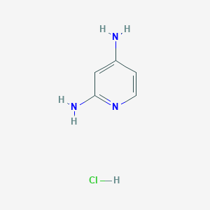 molecular formula C5H8ClN3 B2602167 Pyridine-2,4-diamine hydrochloride CAS No. 2241138-89-4