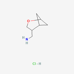 2-Oxabicyclo[3.1.1]heptan-4-ylmethanamine;hydrochloride