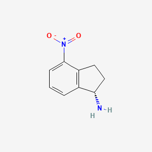 (S)-4-Nitro-2,3-dihydro-1H-inden-1-amine