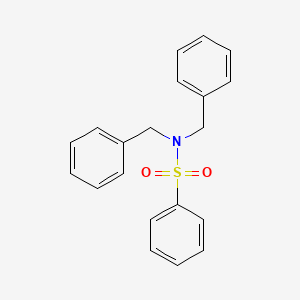 molecular formula C20H19NO2S B2602211 N,N-dibenzylbenzenesulfonamide 