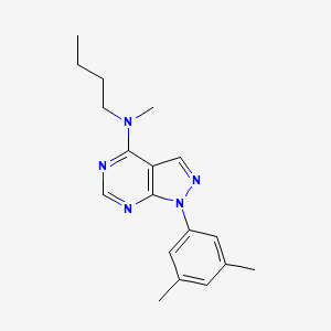 N-butyl-1-(3,5-dimethylphenyl)-N-methyl-1H-pyrazolo[3,4-d]pyrimidin-4-amine