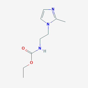 ethyl (2-(2-methyl-1H-imidazol-1-yl)ethyl)carbamate