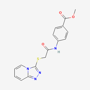 Methyl 4-{[([1,2,4]triazolo[4,3-a]pyridin-3-ylsulfanyl)acetyl]amino}benzoate