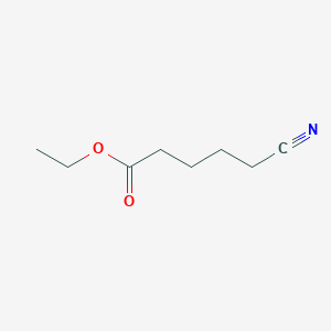 molecular formula C8H13NO2 B2602326 Ethyl 5-cyanopentanoate CAS No. 4450-39-9
