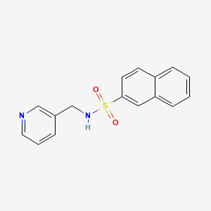 molecular formula C16H14N2O2S B2602355 N-(pyridin-3-ylmethyl)naphthalene-2-sulfonamide CAS No. 313276-22-1