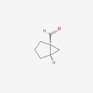 molecular formula C7H10O B2602386 (1R,5R)-Bicyclo[3.1.0]hexane-1-carbaldehyde CAS No. 2276759-81-8