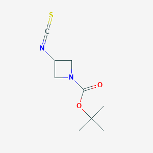 molecular formula C9H14N2O2S B2602425 Tert-butyl 3-isothiocyanatoazetidine-1-carboxylate CAS No. 750583-84-7