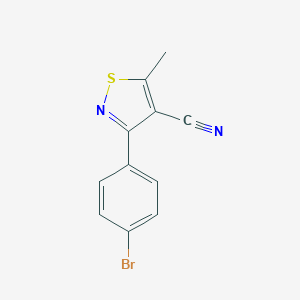 3-(p-Bromophenyl)-5-methyl-4-isothiazolecarbonitrile