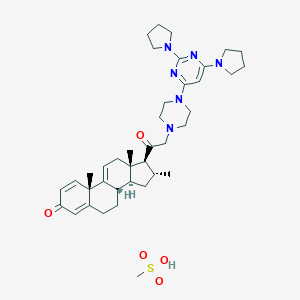 molecular formula C39H56N6O5S B026026 Tirilazad Mesylate CAS No. 110101-67-2