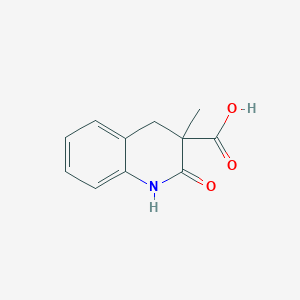 B2602723 3-Methyl-2-oxo-1,2,3,4-tetrahydroquinoline-3-carboxylic acid CAS No. 131781-59-4