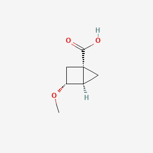 molecular formula C7H10O3 B2602798 Rel-(1S,3R,4R)-3-methoxybicyclo[2.1.0]pentane-1-carboxylic acid CAS No. 2248365-66-2