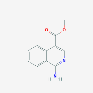 molecular formula C11H10N2O2 B2602905 Methyl 1-aminoisoquinoline-4-carboxylate CAS No. 2090531-69-2