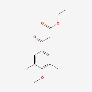 Ethyl (3,5-dimethyl-4-methoxybenzoyl)acetate
