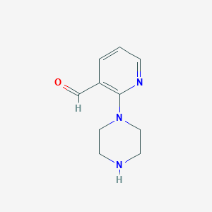 molecular formula C10H13N3O B026030 2-Piperazin-1-ylpyridine-3-carbaldehyde CAS No. 104842-73-1