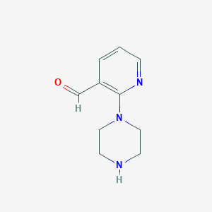 2-(1-Piperazinyl)-3-pyridinecarboxaldehyde