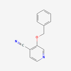 molecular formula C13H10N2O B2603054 3-(Benzyloxy)pyridine-4-carbonitrile CAS No. 78790-76-8