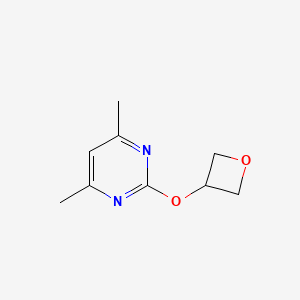 4,6-Dimethyl-2-(oxetan-3-yloxy)pyrimidine