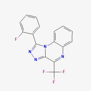 1-(2-Fluorophenyl)-4-(trifluoromethyl)-[1,2,4]triazolo[4,3-a]quinoxaline