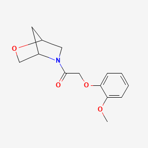 1-(2-Oxa-5-azabicyclo[2.2.1]heptan-5-yl)-2-(2-methoxyphenoxy)ethanone