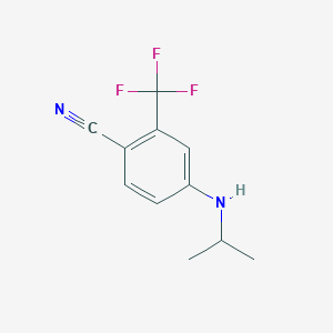 4-(Isopropylamino)-2-(trifluoromethyl)benzonitrile