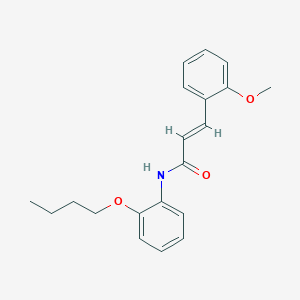 (2E)-N-(2-butoxyphenyl)-3-(2-methoxyphenyl)prop-2-enamide