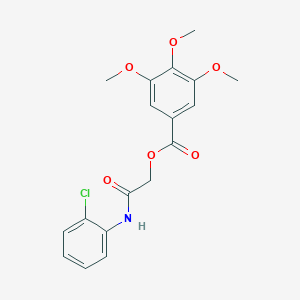 [2-(2-Chloroanilino)-2-oxoethyl] 3,4,5-trimethoxybenzoate