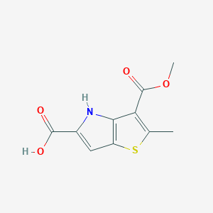 3-Methoxycarbonyl-2-methyl-4H-thieno[3,2-b]pyrrole-5-carboxylic acid